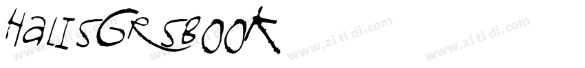 HalisGr sbook字体转换